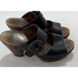 Dansko 39 Women's Heels Comfort Walking Dressy Block Heel Slip On